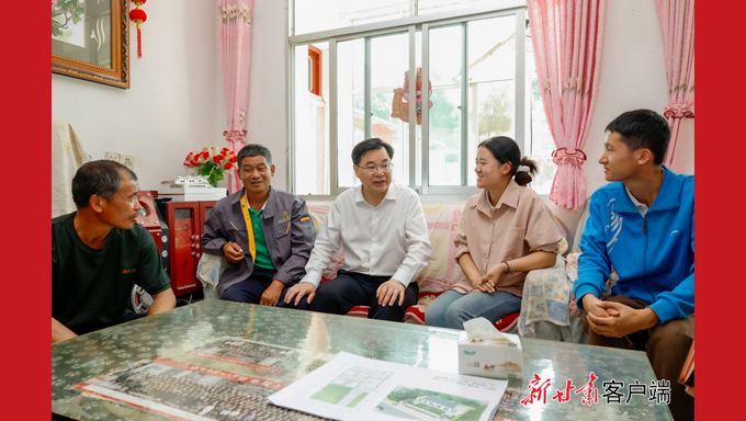 胡昌升在榆中县调研指导灾后恢复重建工作时强调：用心用情保障受灾群众生活 科学有序推进灾后恢复重建